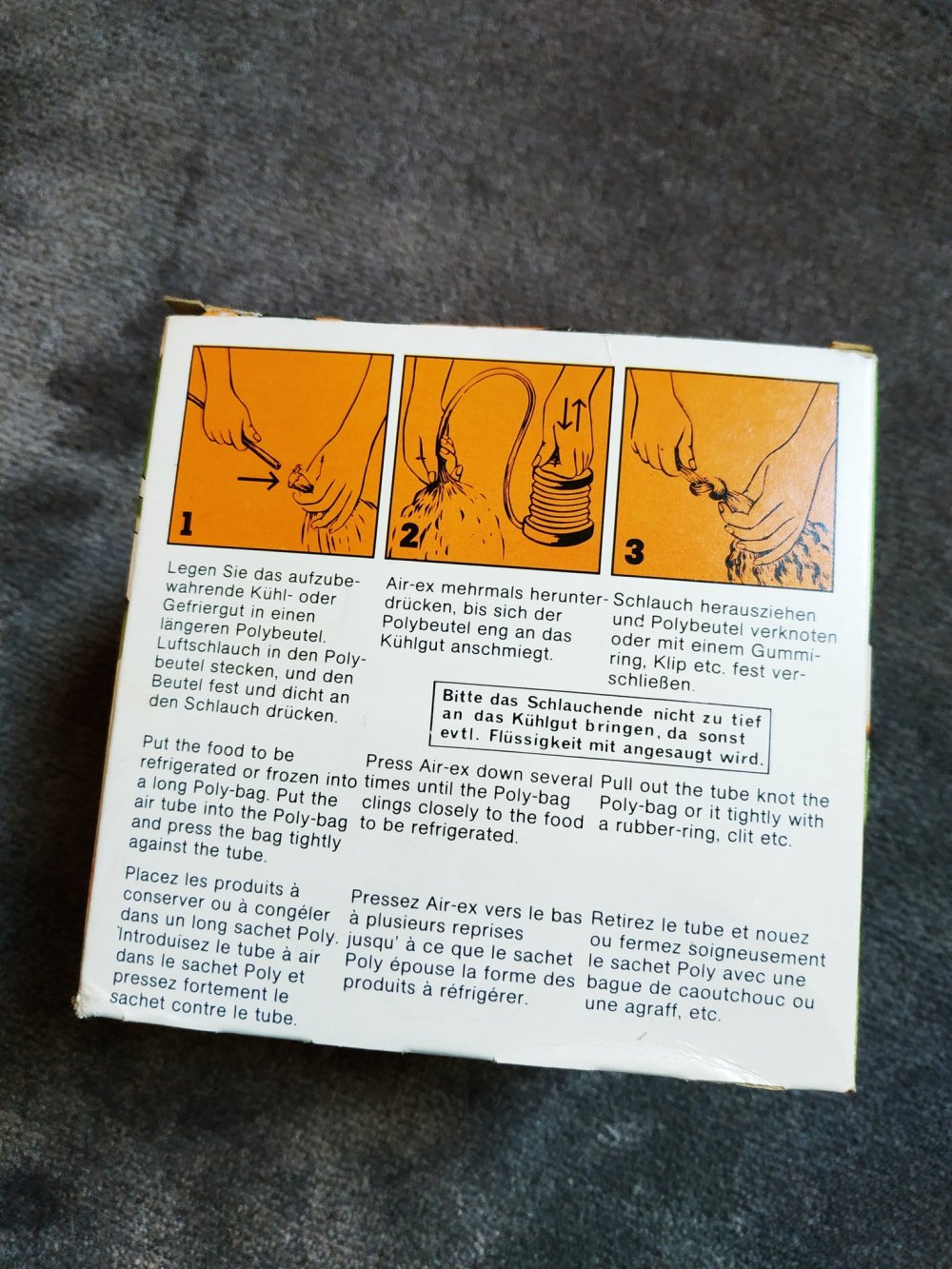 Letzte Chance ! 80s vakuumier Gerät ohne Strom neuwertig