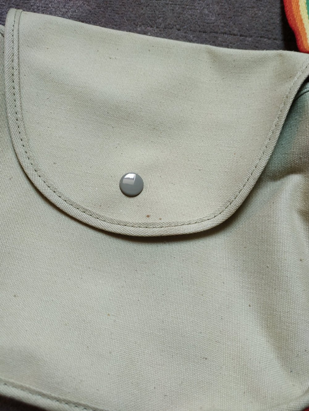 2000 Tasche Handtasche Regenbogen Kaki Alternativ Y2K