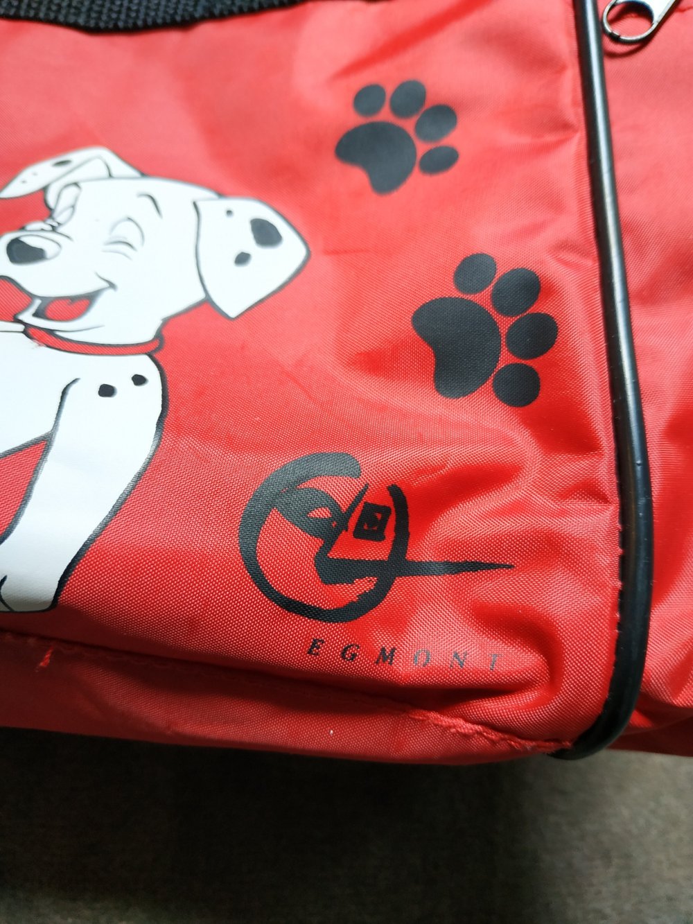 Vintage 90s Disney Egmont 101 Dalmatiner Tasche Kinder Spieltasche Reisetasche