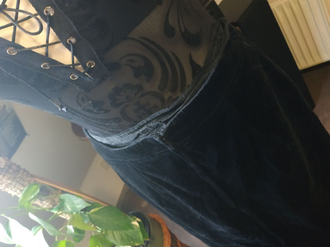True Vintage Samt Rock Gothic Acedemia