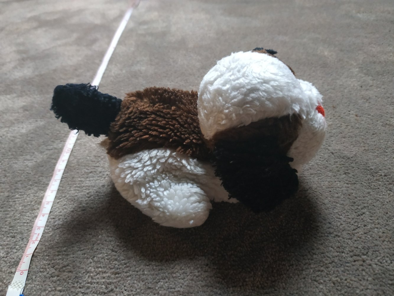 Vintage Hund Kuscheltier Plüschtier Stofftier