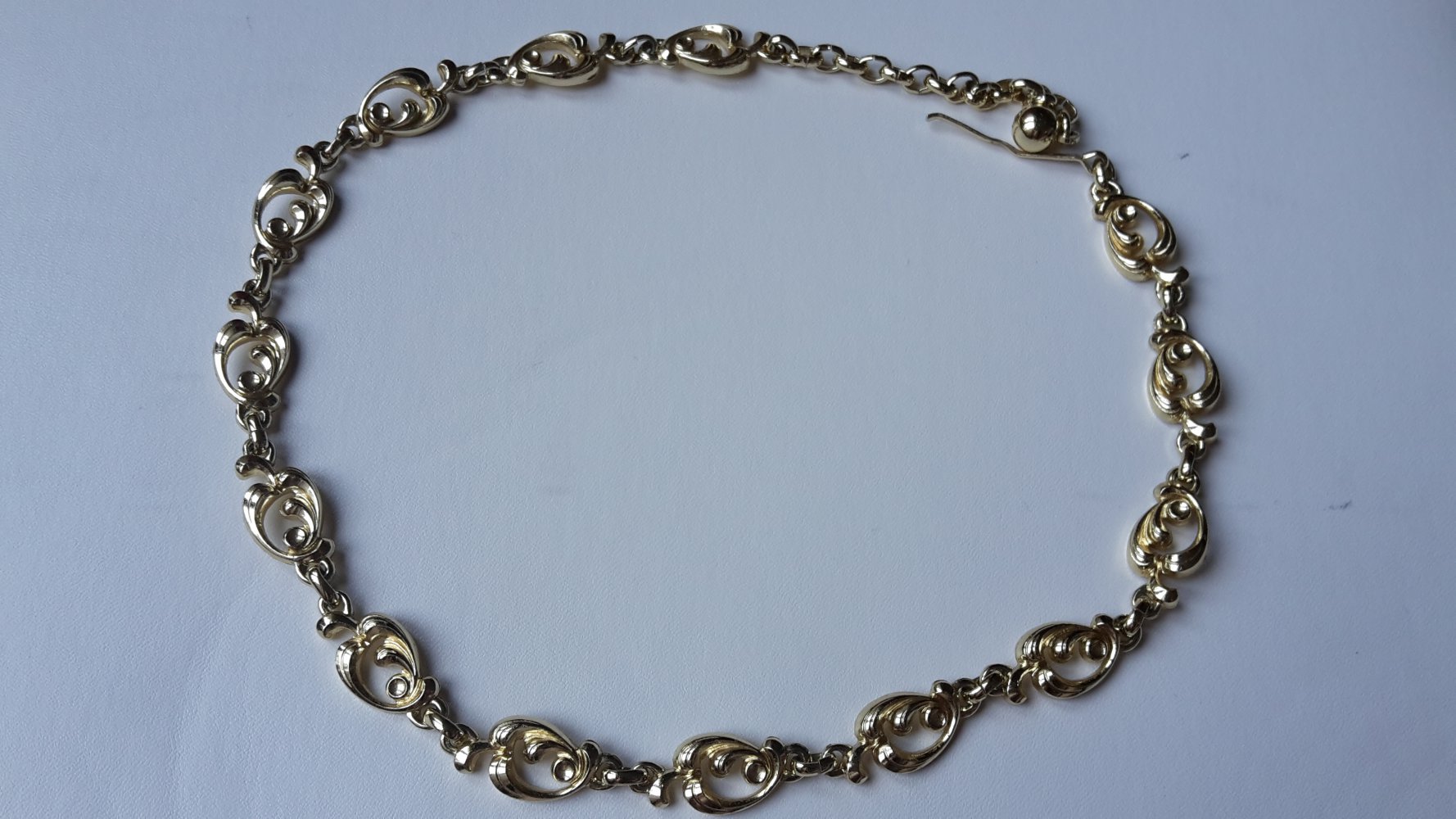 Goldschmuck aus den 60er Jahren Retro Vintage Kette