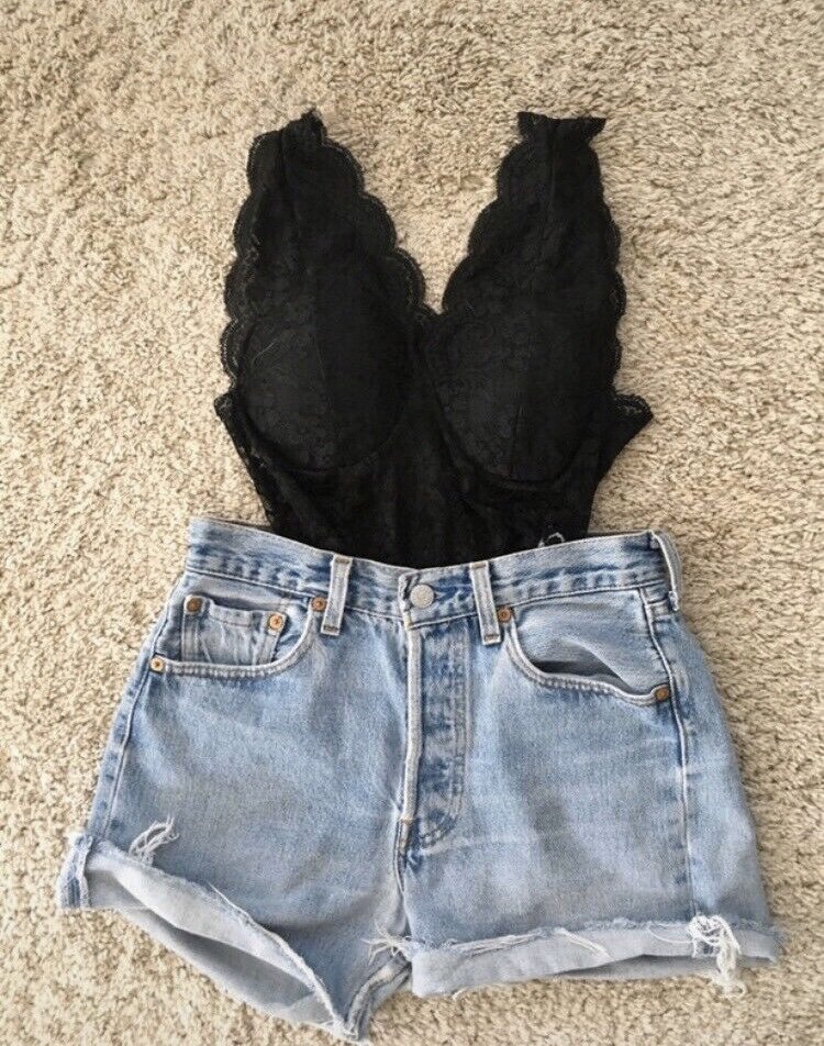 Spitzen Crop Top