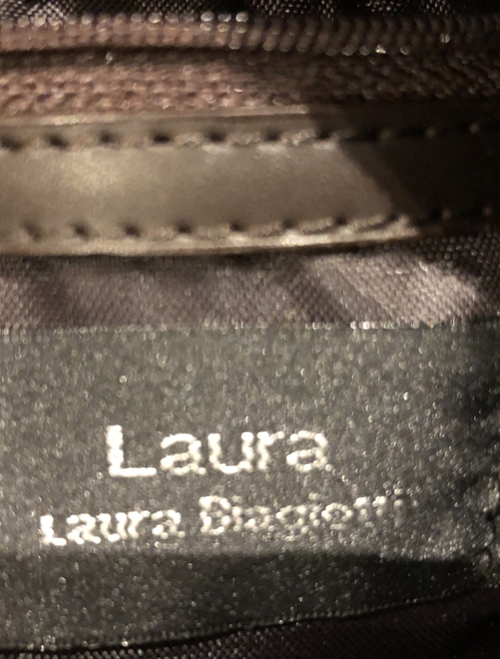 braune Handtasche von Laura Biagiotti