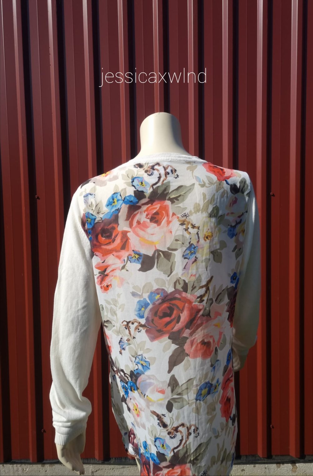 Cardigan aus Viskose mit Blumenmuster