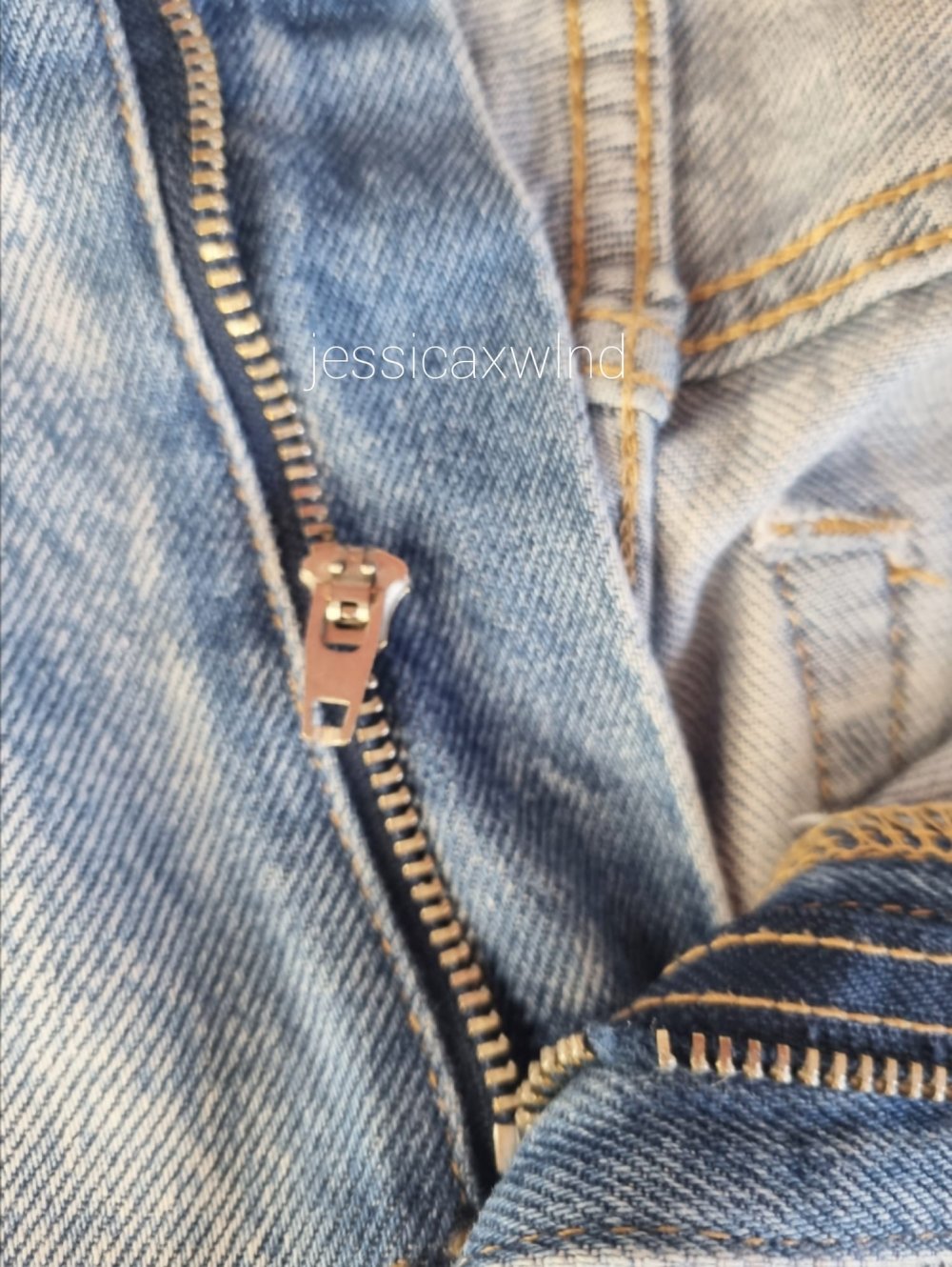 Pull&Bear Mom Relaxed Fit - mottled light blue