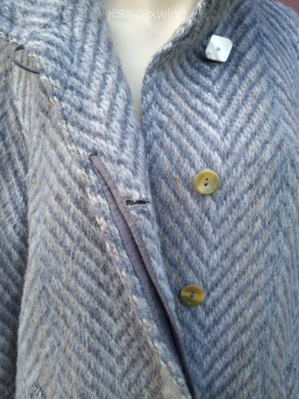 Wollmantel Mantel Jacke Lang