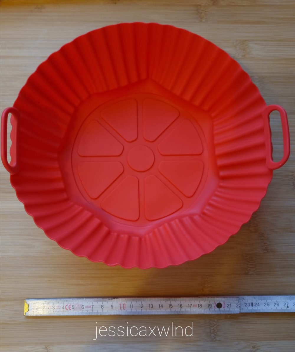 Heißluftfritteusenkorb Silikonform Backform Mikrowellenkorb