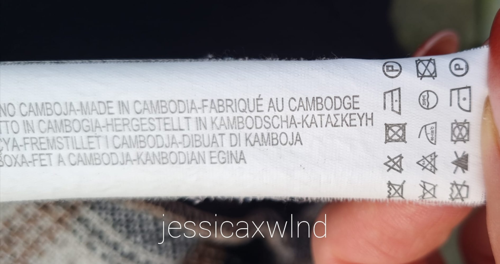 Bershka Hemdjacke Camel Schwarz kariert