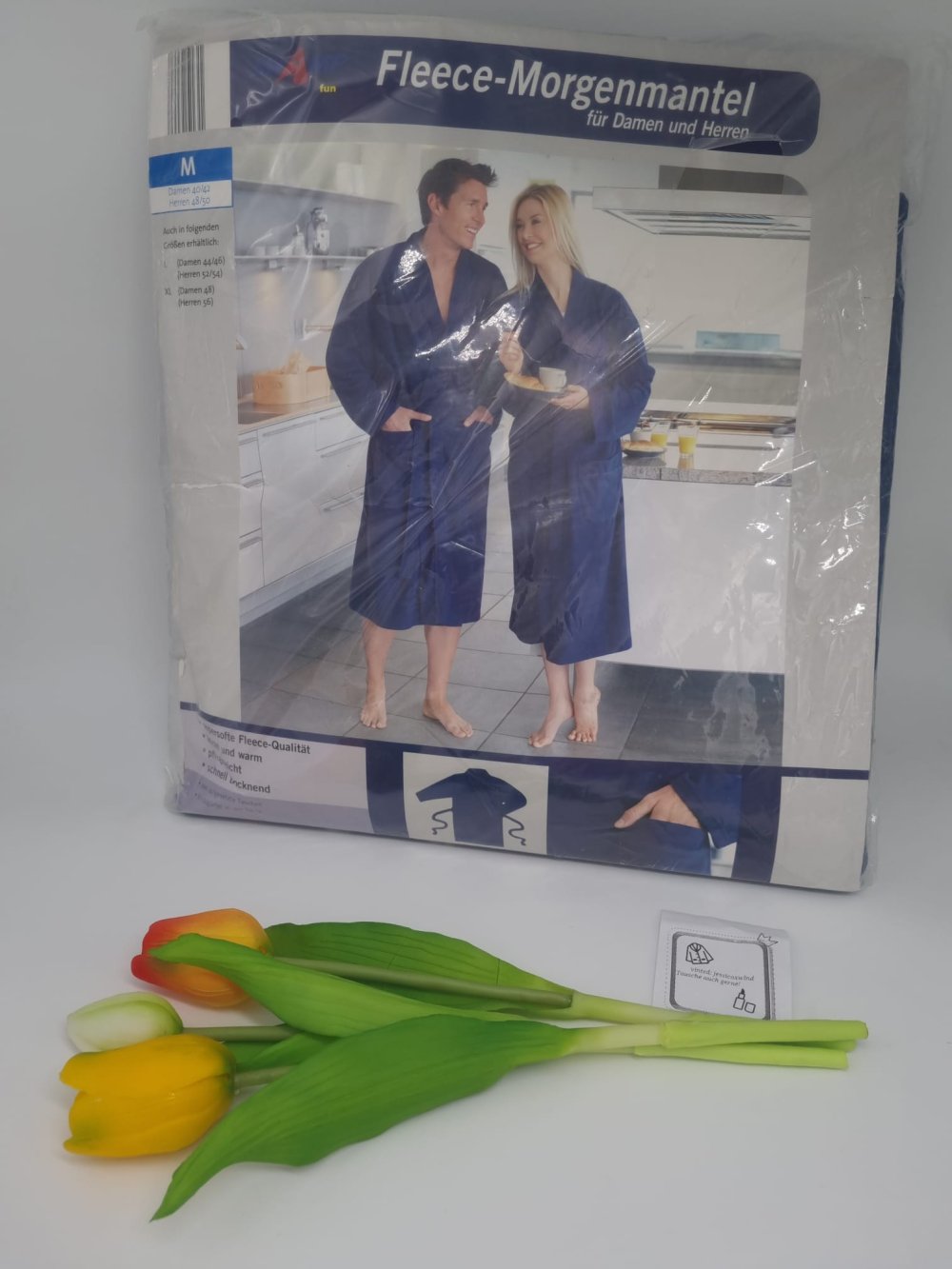 Fleece Morgenmantel Damen und Herren