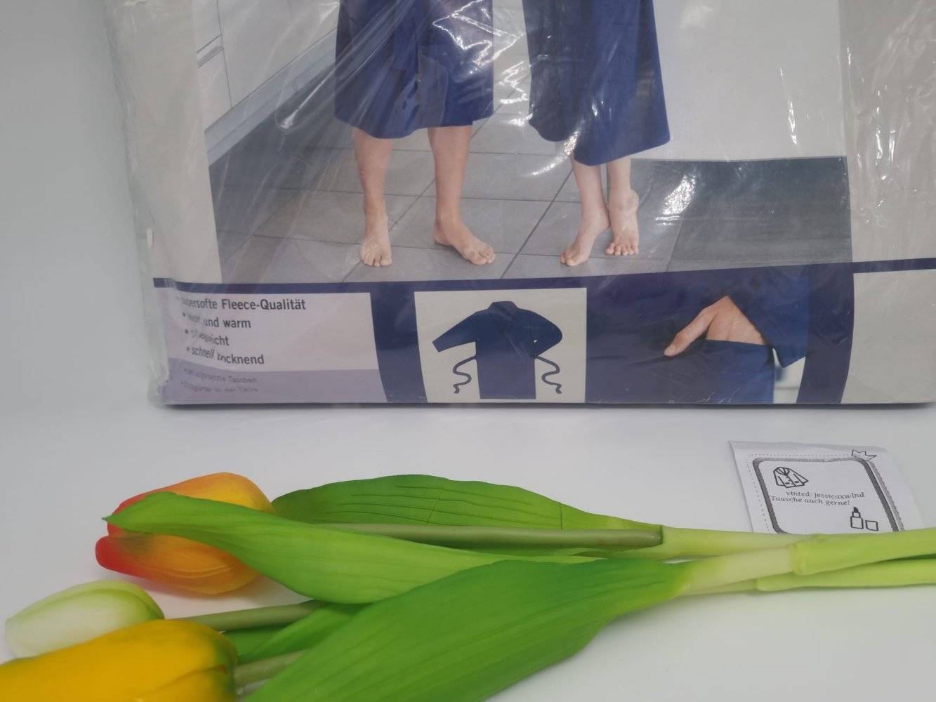 Fleece Morgenmantel Damen und Herren