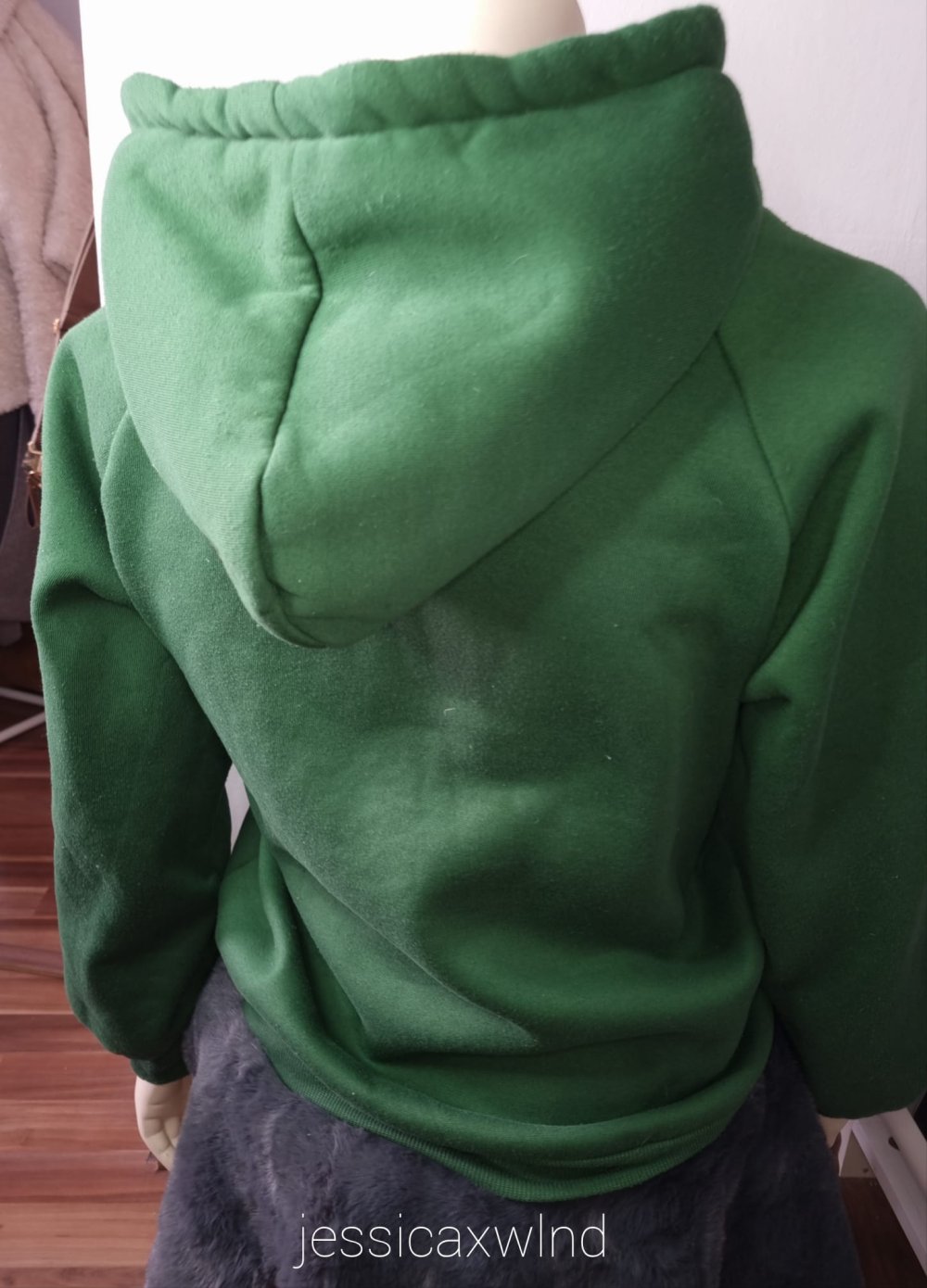 Hoodie Sweater Kapuzenpullover Basic Schlicht Alltag Raglanärmeln