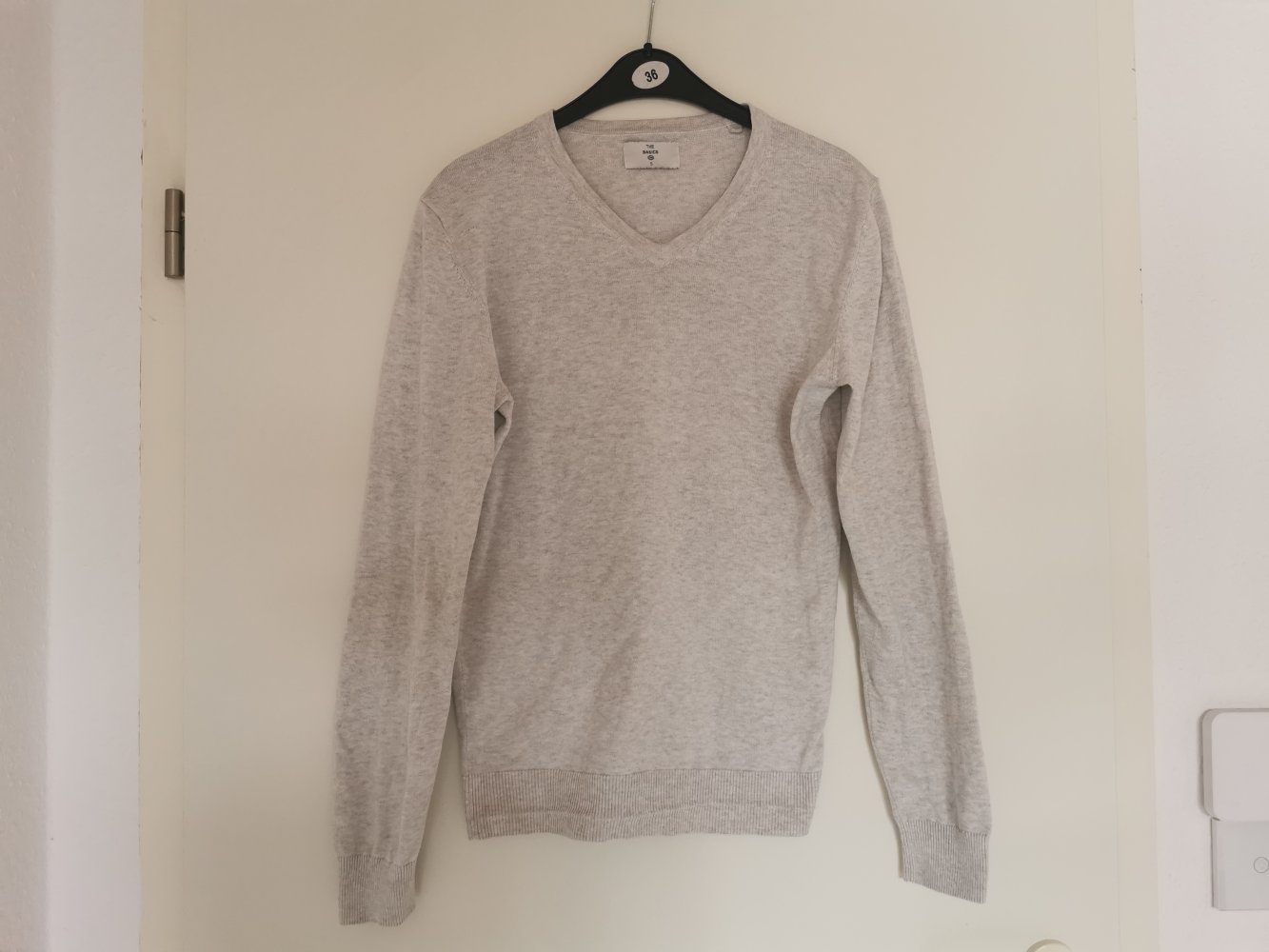 Herrenpullover weiß