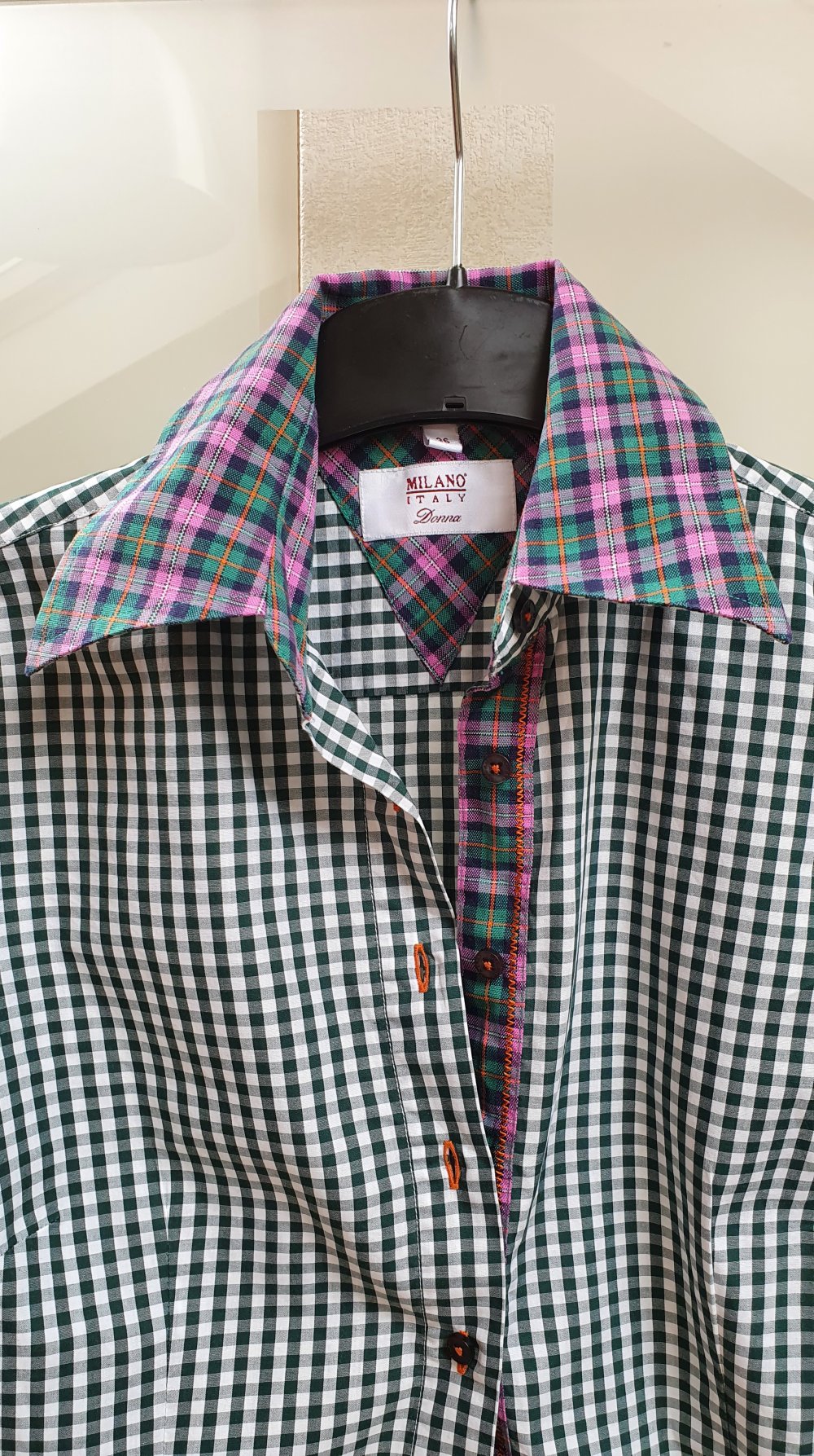 Milano karierte Bluse Gr. S