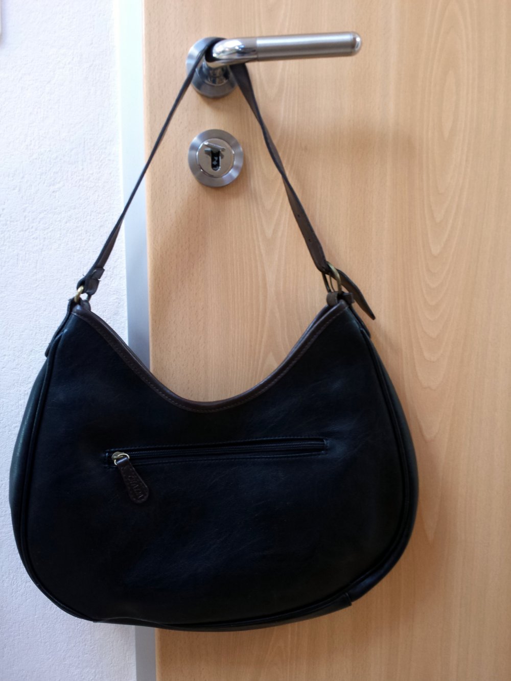 Grosse Handtasche Hängetasche mit Giada Anhänger/Zipper 
