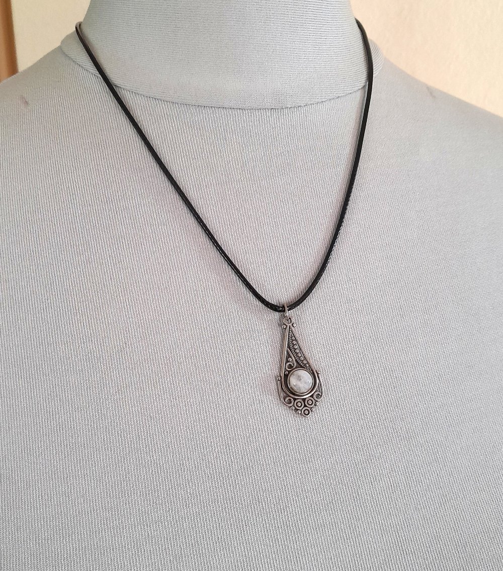 Wunderschöne Mondstein Vintagekette