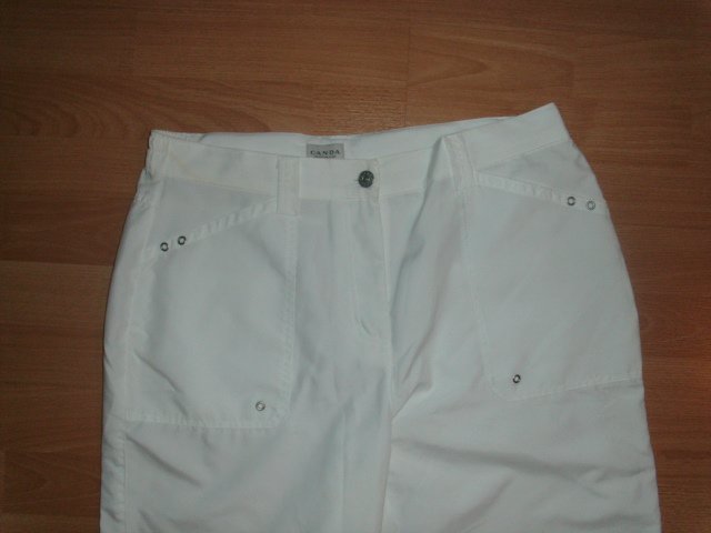 Caprihose von Canda, weiß, Gr. 42