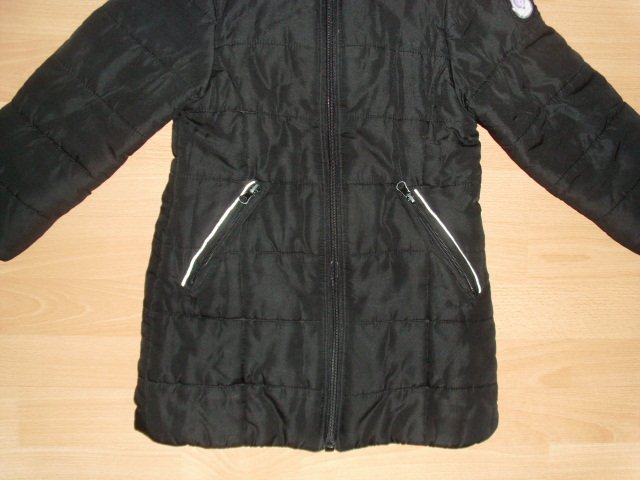 Leichte Steppjacke (Übergangsjacke) von Kiki & Koko, schwarz, Gr. 116
