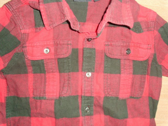 Bluse von Mexx, rot kariert, Gr. 122