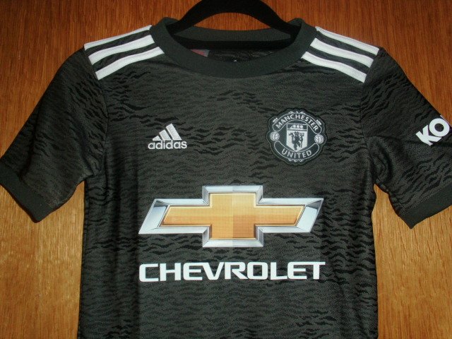 Trikot von Adidas, Manchester United, grau-schwarz, Gr. 128