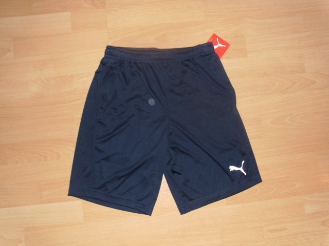 Kurze Sporthose von Puma, blau, Gr. S