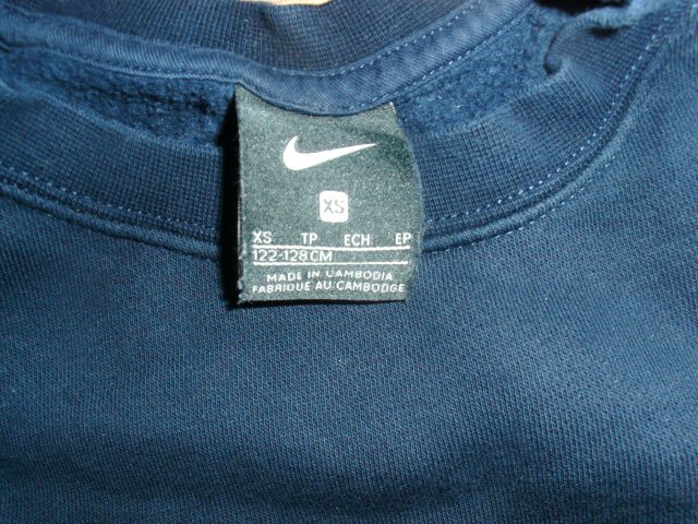 Dünnes Sweatshirt von Nike, dunkelblau, Gr. 122/128