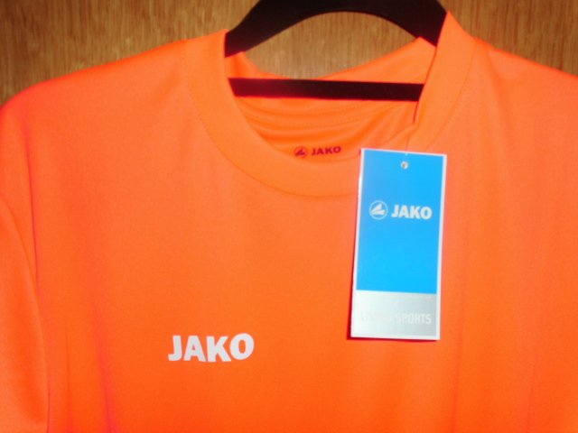 Trainingsshirt von Jako, neonorange, Gr. 164