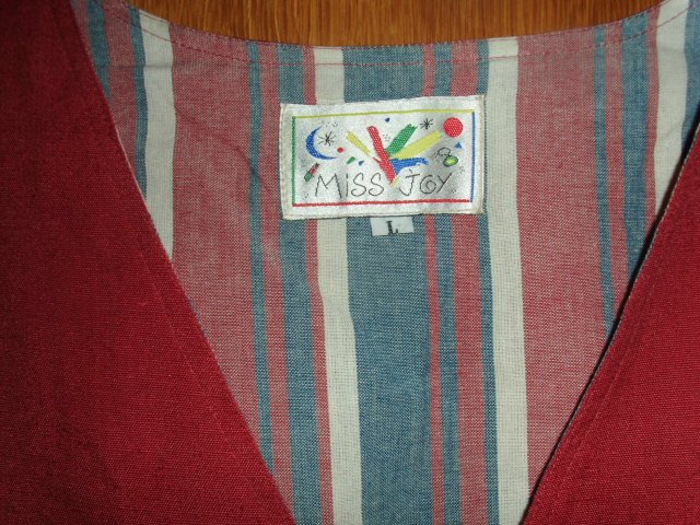 Weste von Miss Joy, roastrot, Gr. 40