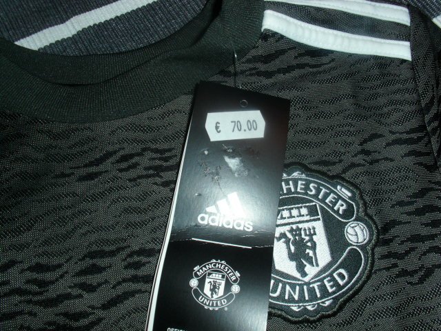 Trikot von Adidas, Manchester United, grau-schwarz, Gr. 128