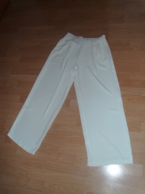 Palazzohose, creme, Gr. 40