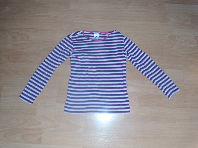 Langarmshirt von Palomino, geringelt, Gr. 122