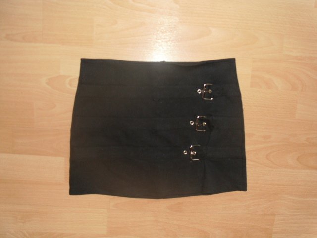 Minirock von Ashwi Paris, schwarz , Gr. 36