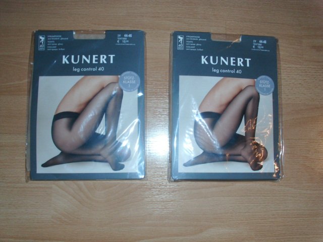2 Strumpfhosen von Kunert, Leg Control 40, teint, Gr. 44/46 OVP