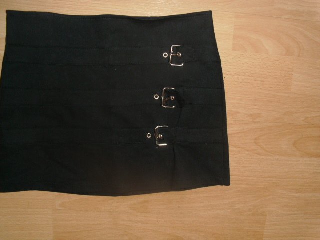 Minirock von Ashwi Paris, schwarz , Gr. 36