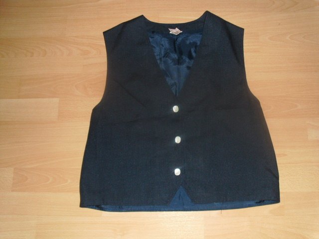 Weste, dunkelblau, Gr. 40