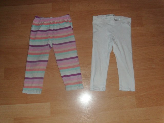2 Caprilegging, H&M + Topolino, Gr. 104