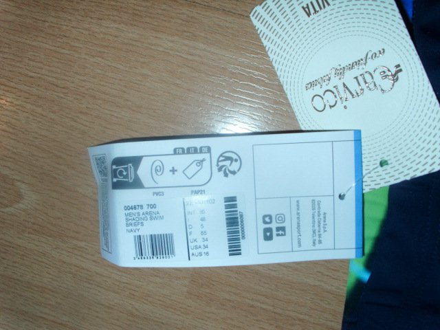 Badehose von Arena, blau-bunt, Gr. M ( 5 )