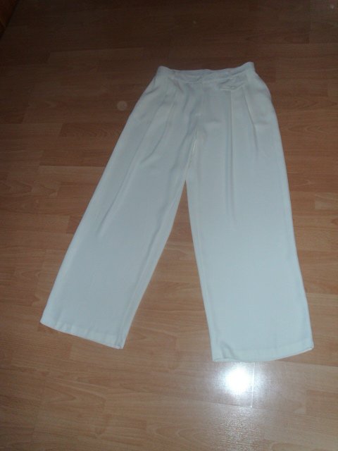 Palazzohose, creme, Gr. 40