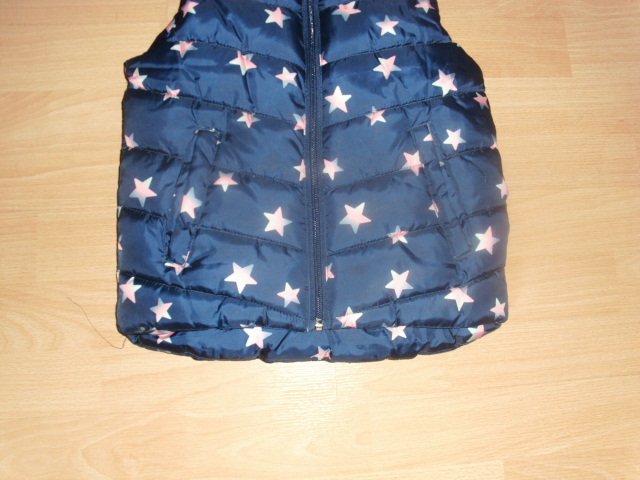 Steppweste von Dopodopo, blau mit Sternen, Gr. 116