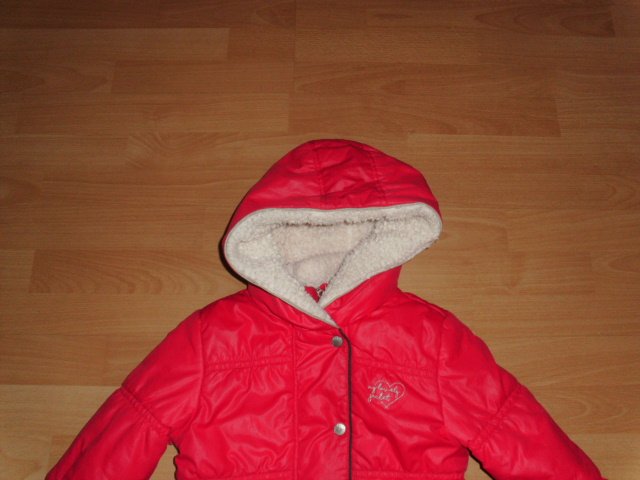 Winterjacke von Tom Tailor, dunkelpink, Gr. 116/122