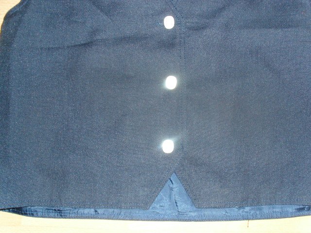 Weste, dunkelblau, Gr. 40