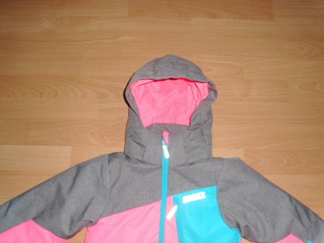 Ski- / Schneejacke von Snoxx, grau-pink, Gr. 116