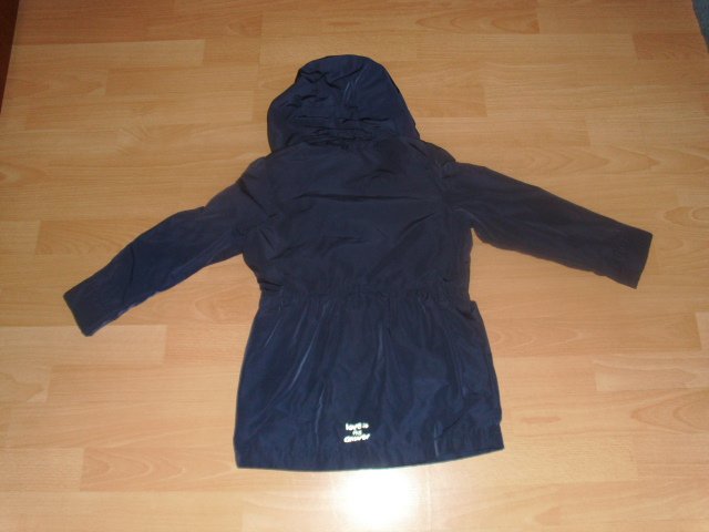 Softshelljacke von s´Oliver, dunkelblau mit Kapuze, Gr. 122