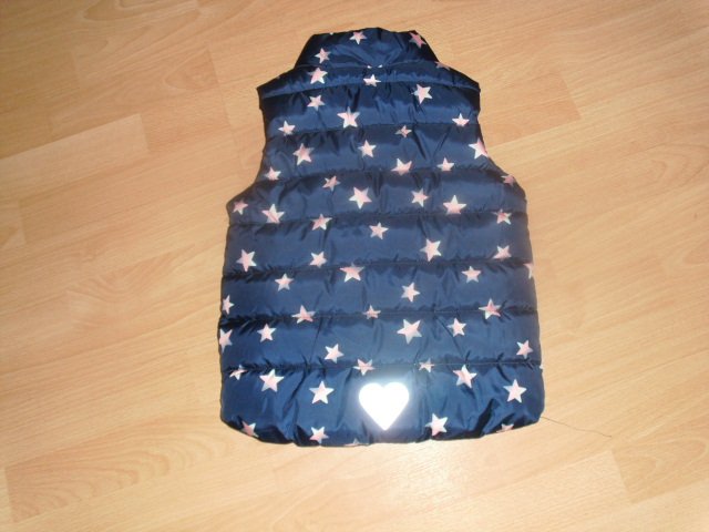 Steppweste von Dopodopo, blau mit Sternen, Gr. 116