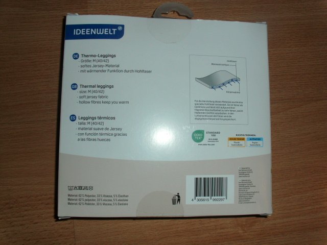 Thermoleggings von Ideenwelt, geringelt, Gr. M (40/42) OVP