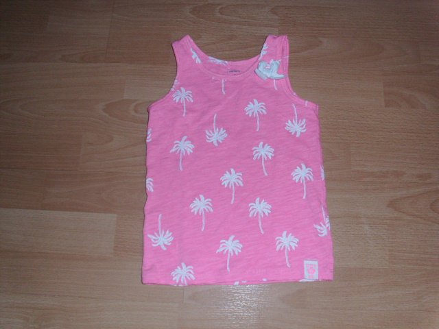 Top von Carters, rosa mit Palmen, Gr. 104
