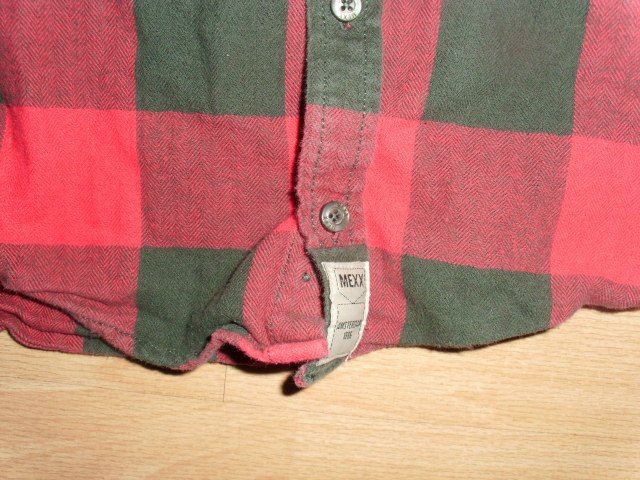 Bluse von Mexx, rot kariert, Gr. 122