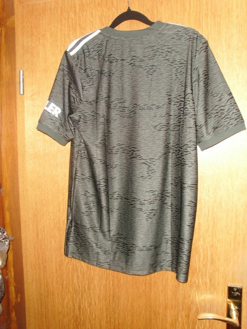 Trikot von Adidas, Manchester United, grau-schwarz, Gr. 176