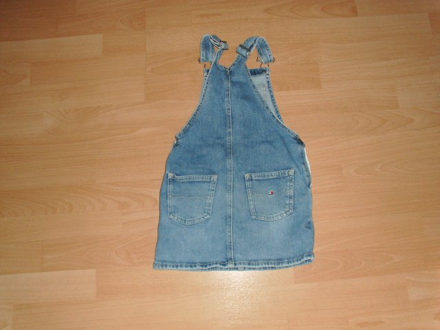 Jeanslatzrock von Tommy Hilfiger, hellblau, Gr. 122