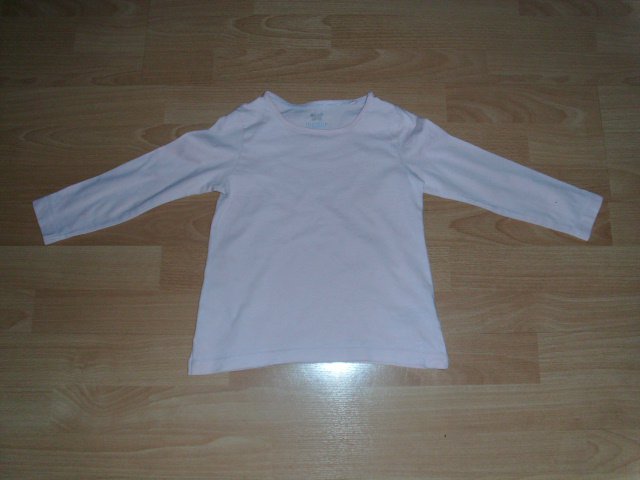 Langarmshirt von Lupilu, hellrosa, Gr. 98/104